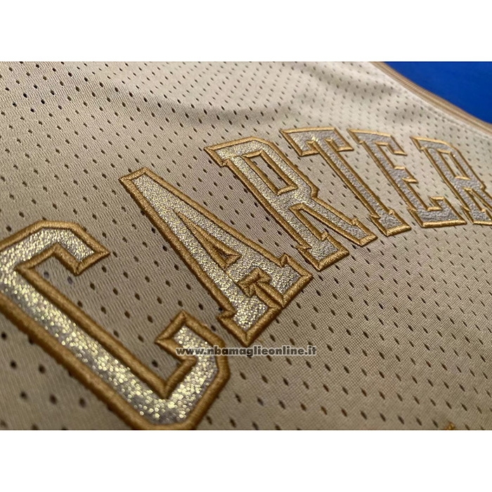 Maglia Toronto Raptors Vince Carter #15 Mitchell & Ness 1998-99 Or